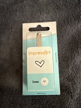 ImpressArt - Whimsy Heart Design Stamp 3mm